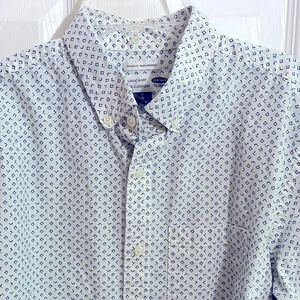 Old‎ Navy Long Sleeve Cotton Button Down Shirt Regular Fit Mens Large Light Blue